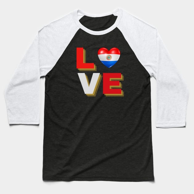 I love paraguay Baseball T-Shirt by Yasdey